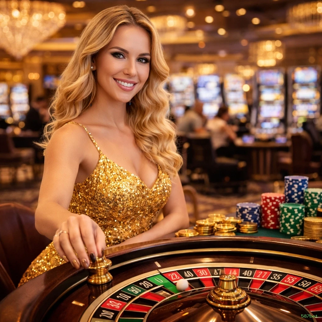 Cassino ao vivo da 587bet com dealers reais